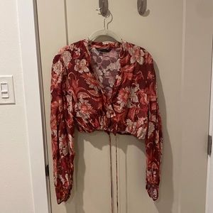 Zara Wrap Around Crop Top